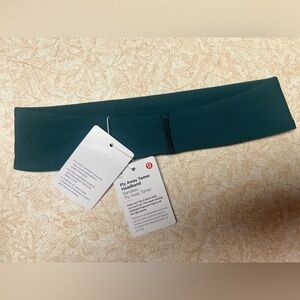 Lululemon Fly Away Tamer Training Headband Green Jasper LW9AODS New With Tags